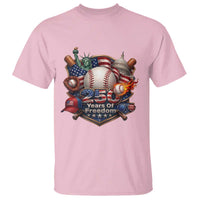USA 250 Years Of Freedom Baseball Graphic T Shirt