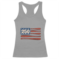 USA Flag Baseball Racerback Tank Top America 250th Anniversary Gift