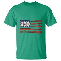 USA Flag Baseball T Shirt America 250th Anniversary Gift