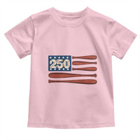 USA Flag Baseball Toddler T Shirt America 250th Anniversary Gift