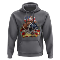 Patriotic Floral Baseball Hoodie USA 250th Anniversary Gift