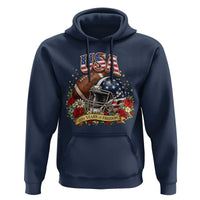 Patriotic Floral Baseball Hoodie USA 250th Anniversary Gift