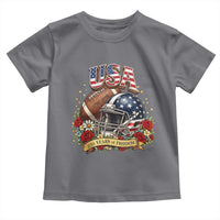 Patriotic Floral Baseball Toddler T Shirt USA 250th Anniversary Gift