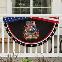 Floral Baseball Graphic Patriotic Fan Flag USA 250th Anniversary Gift