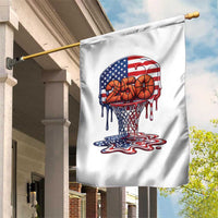 Patriotic Basketball Drip Garden Flag USA 250th Anniversary Gift