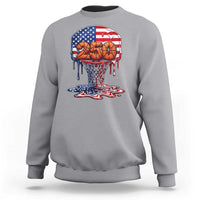 Patriotic Basketball Drip Sweatshirt USA 250th Anniversary Gift