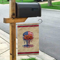 Basketball Drip Patriotic Garden Flag USA 250th Anniversary Gift