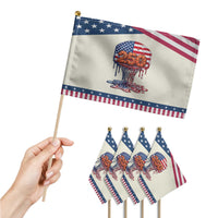 Basketball Drip Patriotic Handheld Flag USA 250th Anniversary Gift