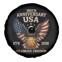 250 Years Of Freedom Basketball Spare Tire Cover Patriotic Athlete Gift