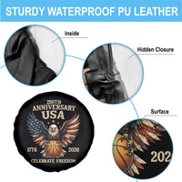 250 Years Of Freedom Basketball Spare Tire Cover Patriotic Athlete Gift