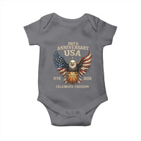 250 Years Of Freedom Basketball Baby Onesie Patriotic Athlete Gift