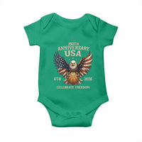 250 Years Of Freedom Basketball Baby Onesie Patriotic Athlete Gift