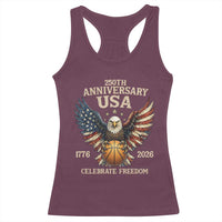 250 Years Of Freedom Basketball Racerback Tank Top Patriotic Athlete Gift
