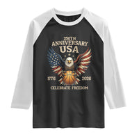 250 Years Of Freedom Basketball Raglan Shirt Patriotic Athlete Gift
