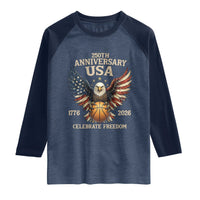 250 Years Of Freedom Basketball Raglan Shirt Patriotic Athlete Gift