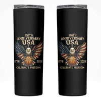 250 Years Of Freedom Basketball Skinny Tumbler Patriotic Athlete Gift