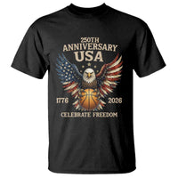 250 Years Of Freedom Basketball T Shirt Patriotic Athlete Gift
