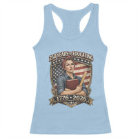 250 Years Of Educating America Racerback Tank Top Proud Teacher Patriotic Gift