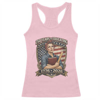 250 Years Of Educating America Racerback Tank Top Proud Teacher Patriotic Gift