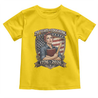 250 Years Of Educating America Toddler T Shirt Proud Teacher Patriotic Gift