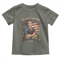 250 Years Of Educating America Toddler T Shirt Proud Teacher Patriotic Gift