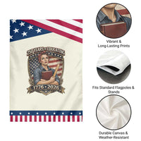 250 Years Of Educating America Patriotic Garden Flag Proud Teacher Gift