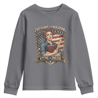 250 Years Of Educating America Youth Sweatshirt Proud Teacher Patriotic Gift