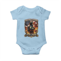 Firefighter USA 250th Anniversary Gift Baby Onesie 250 Years Of Courage