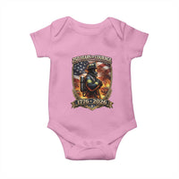 Firefighter USA 250th Anniversary Gift Baby Onesie 250 Years Of Courage