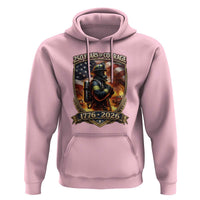 Firefighter USA 250th Anniversary Gift Hoodie 250 Years Of Courage