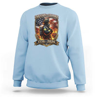 Firefighter USA 250th Anniversary Gift Sweatshirt 250 Years Of Courage