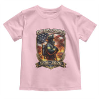 Firefighter USA 250th Anniversary Gift Toddler T Shirt 250 Years Of Courage
