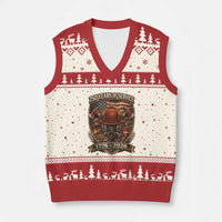 Patriotic Firefighter 250 Years Of Service USA Anniversary Gift V-Neck Knit Sweater Vest