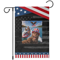 Patriotic Bigfoot Squad Chill Summer Vacation Graphic Patriotic Garden Flag