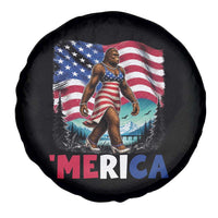 Funny Patriotic Sexy Bigfoot Spare Tire Cover Merica USA 250th Anniversary