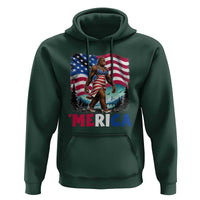 Funny Patriotic Sexy Bigfoot Hoodie Merica USA 250th Anniversary