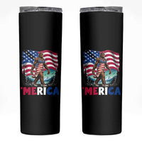 Funny Patriotic Sexy Bigfoot Skinny Tumbler Merica USA 250th Anniversary