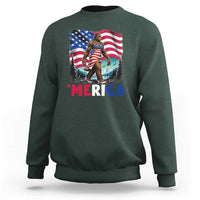 Funny Patriotic Sexy Bigfoot Sweatshirt Merica USA 250th Anniversary