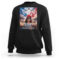 Funny Doll Face Meme 4th Of July Sweatshirt USA Freedom Jet Fighter Graphic