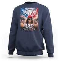 Funny Doll Face Meme 4th Of July Sweatshirt USA Freedom Jet Fighter Graphic
