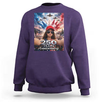 Funny Doll Face Meme 4th Of July Sweatshirt USA Freedom Jet Fighter Graphic
