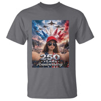 Funny Doll Face Meme 4th Of July T Shirt USA Freedom Jet Fighter Graphic
