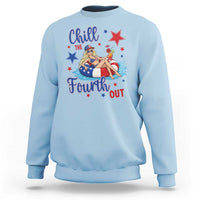 Funny Doll Face Meme 4th Of July Sweatshirt Chill The Fourth Out