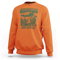 Vintage Summer Christmas Bigfoot Couple Sweatshirt Tropical Xmas Graphic