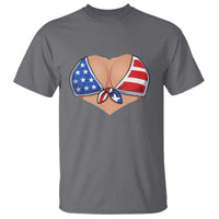 American Flag Bikini T Shirt Patriotic Summer Vacation Gift