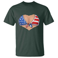 American Flag Bikini T Shirt Patriotic Summer Vacation Gift