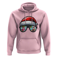 Funny Santa Sunglasses Hoodie Beach Christmas Vacation Graphic