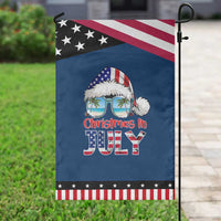 Christmas In July Patriotic Garden Flag USA Sunglasses Graphic