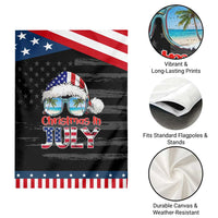 Christmas In July Patriotic Garden Flag USA Sunglasses Graphic
