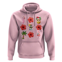 Christmas In July Hoodie Tropical Summer Beach Party Graphic